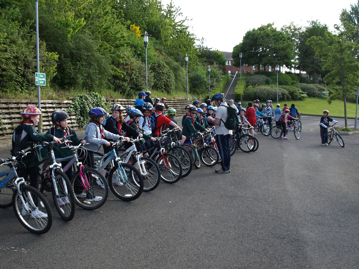 Cub & Scout Cylce Lagan Towpath Photos